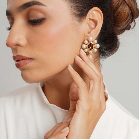 Vintage style earrings N231 - Picture 3 of 6